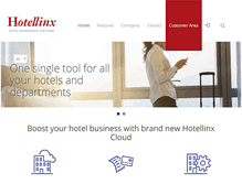 Tablet Screenshot of hotellinx.com